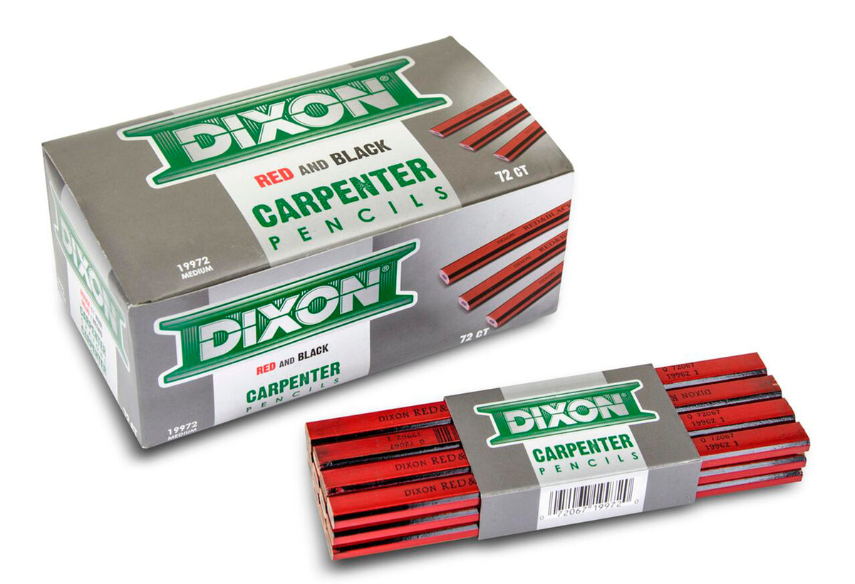 PENCIL DIXON CARPENTER MEDIUM PACK OF 12