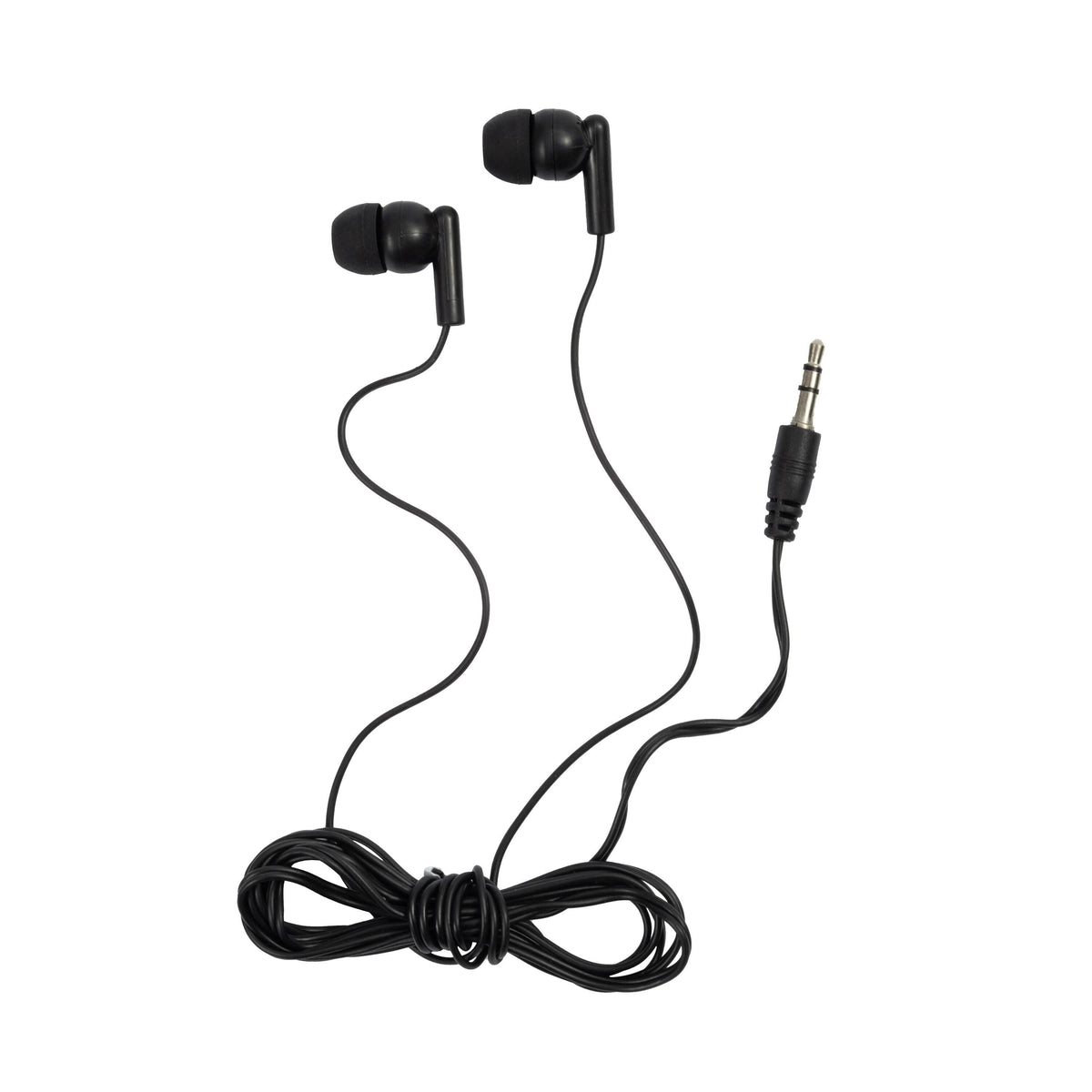 EARBUDS - 3.5MM - BLACK - CALIFONE E1 - EACH