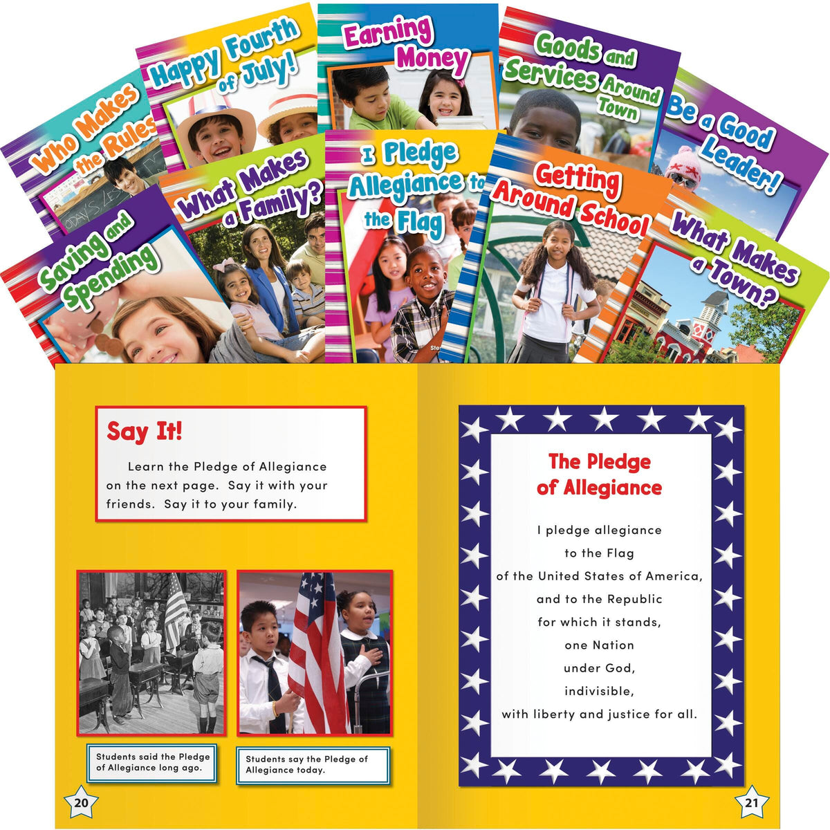 BOOKS SOCIAL STUDIES GR 1 SET OF 10