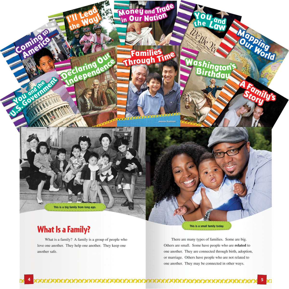 BOOKS SOCIAL STUDIES GR 2 SET OF 10