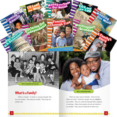 BOOKS SOCIAL STUDIES GR 2 SET OF 10