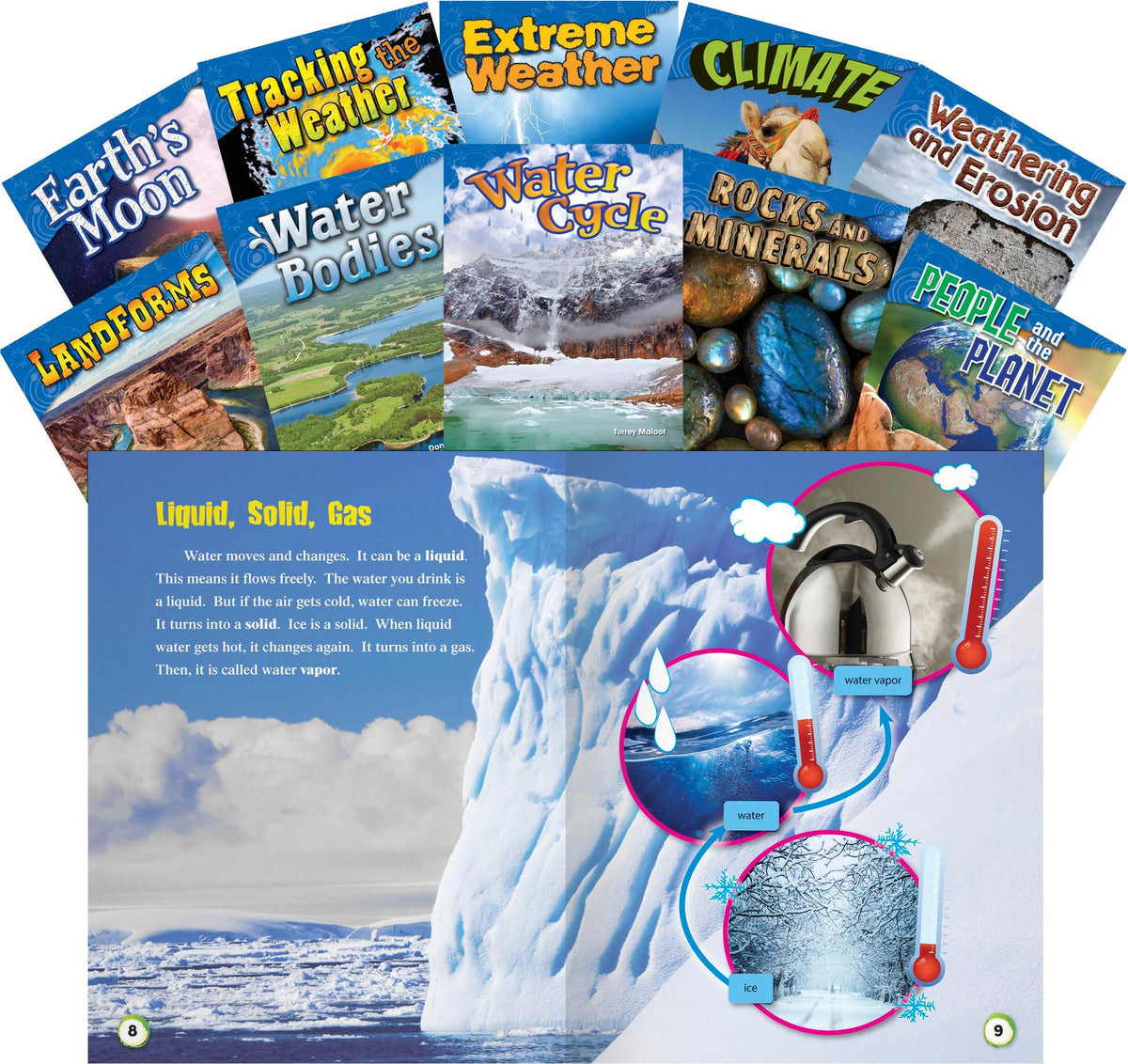 BOOKS LETS EXPLORE EARTH SPACE SCIENCE GR 2-3 SET OF 10