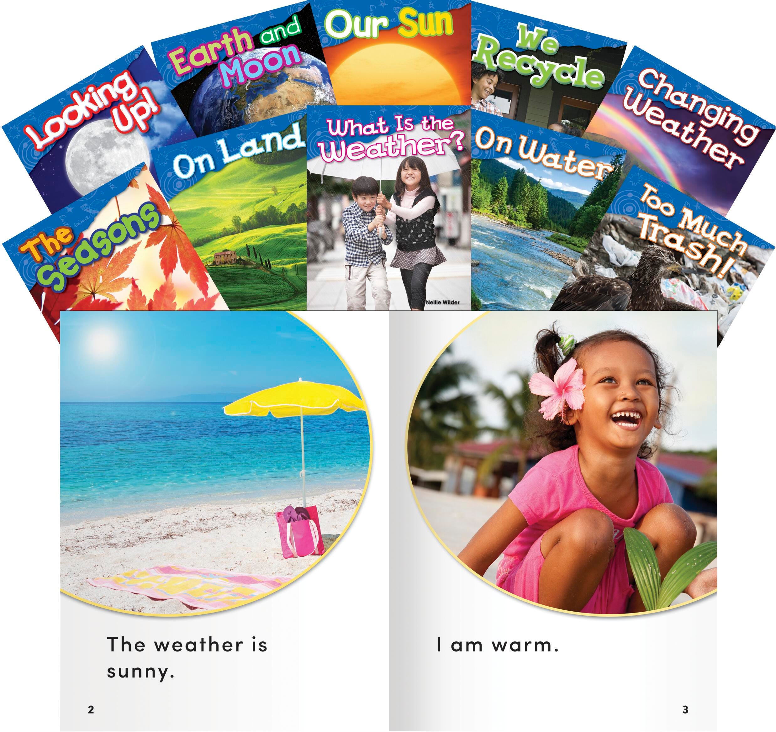 BOOKS LETS EXPLORE EARTH SPACE SCIENCE GR K-1 SET OF 10