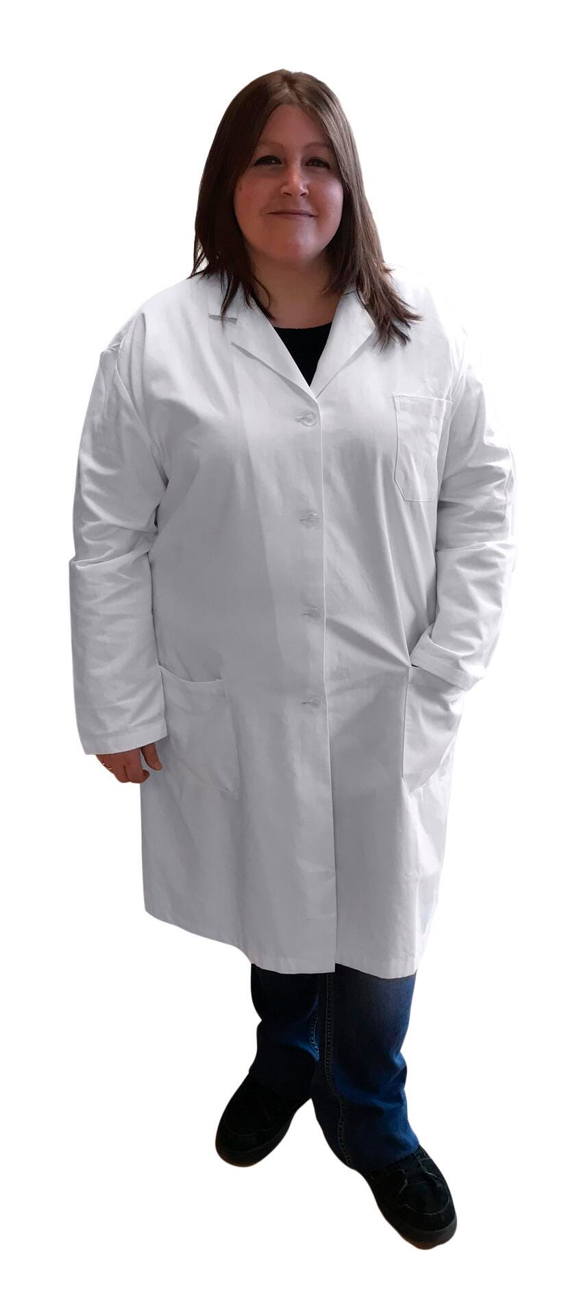 LAB COAT WOMEN LARGE SIZE 12-14