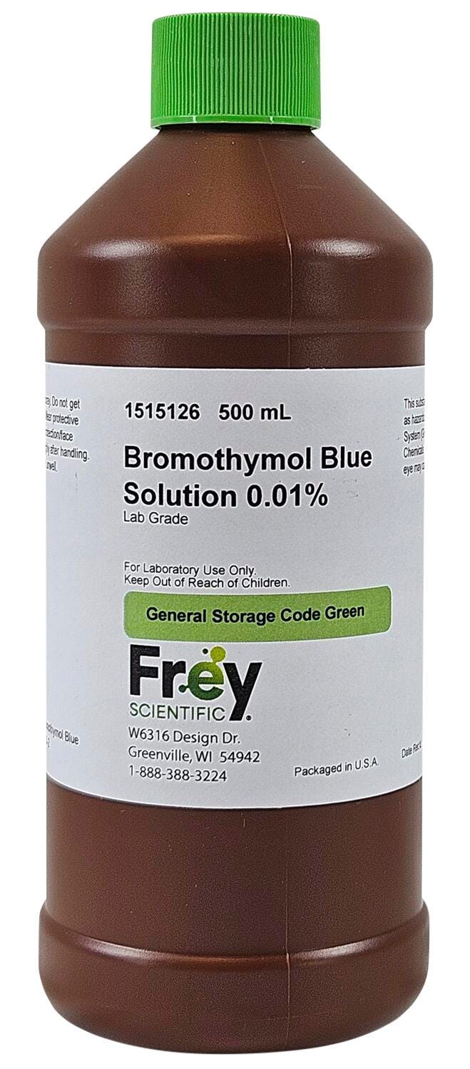 CHEM BROMOTHYMOL BLUE 0.01 PERCENT LG 500ML