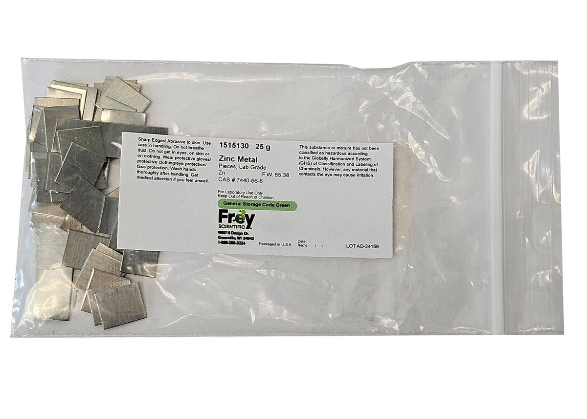 CHEM ZINC METAL PIECES LG 25G