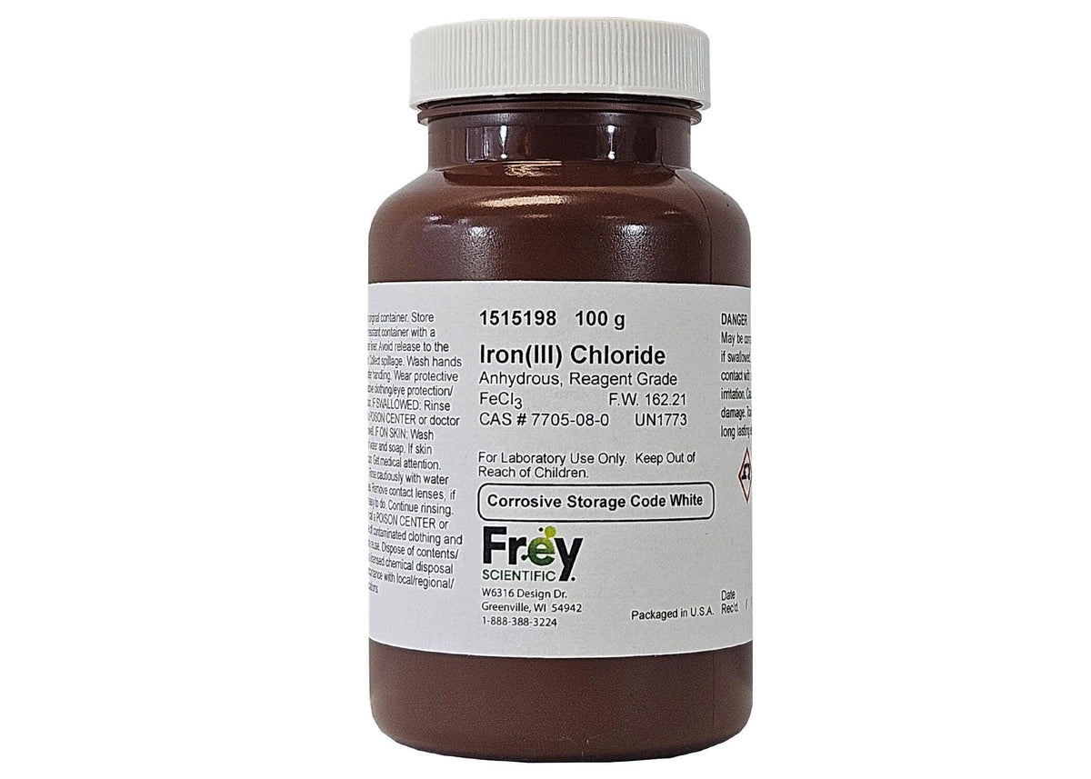 CHEM IRON III CHLORIDE ANHYDROUS RG 100G