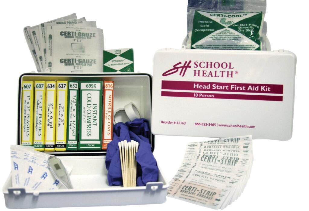 SCHOOL HEAD START FIRST AID KIT 72 PIECE