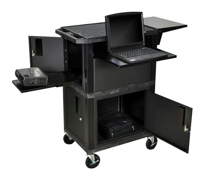 CART TUFFY ULTIMATE PRESENTATION STATION 24 W X 18 D X 41 IN H