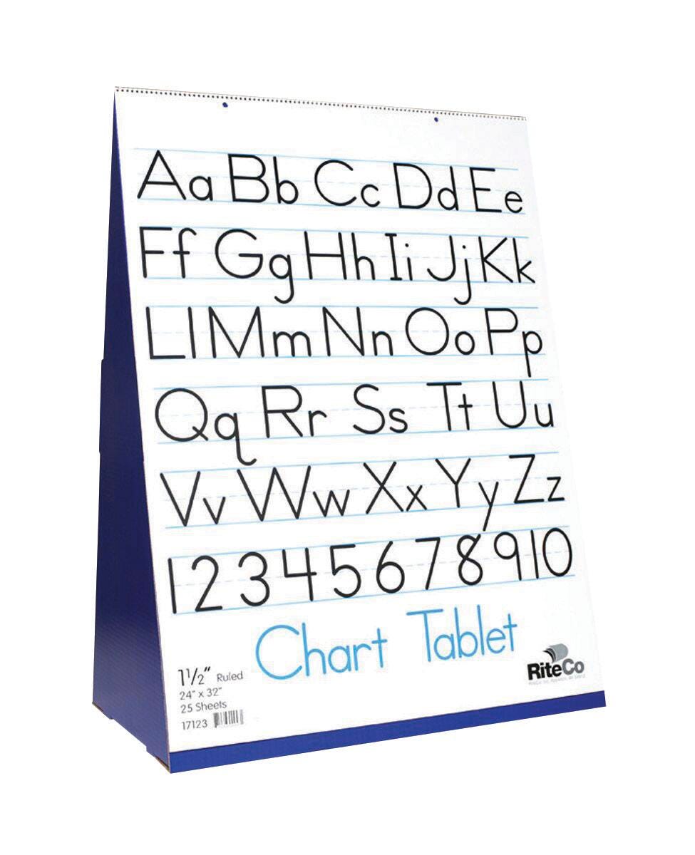 PAPER CHART TABLE TOP 24X32 IN1.5 IN RULED