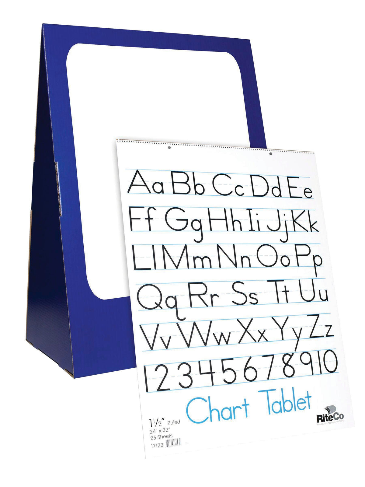 PAPER CHART TABLE TOP 24X32 WITH DRY ERASE SURFACE