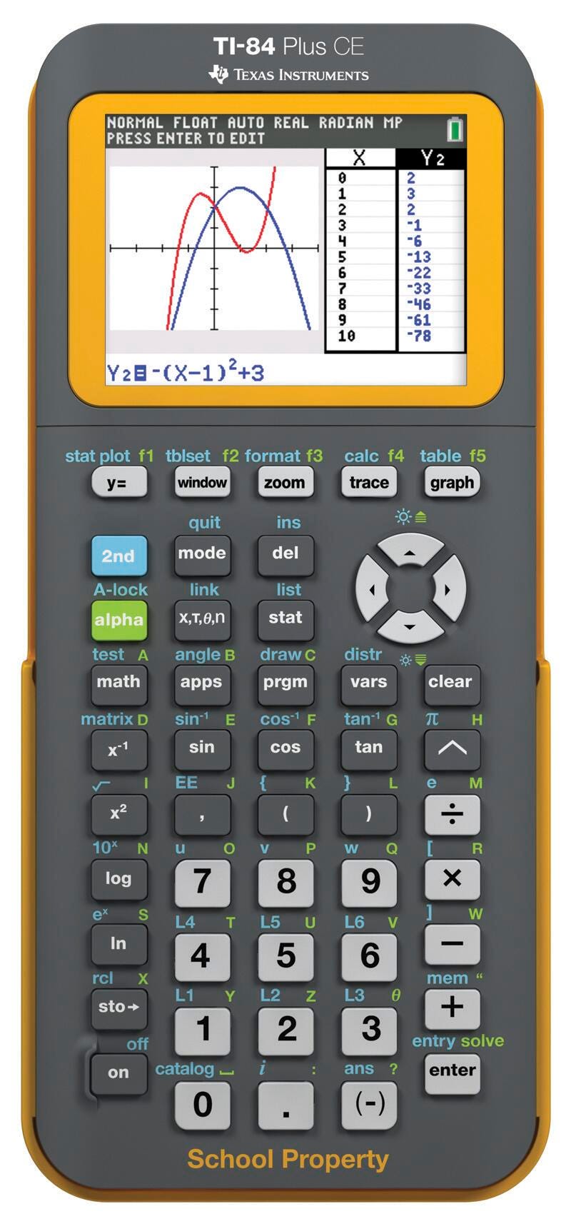 CALCULATOR GRAPHING TI-84 PLUS CE TEACHER PACK OF 10 - 84CEPY/TPK/2L1