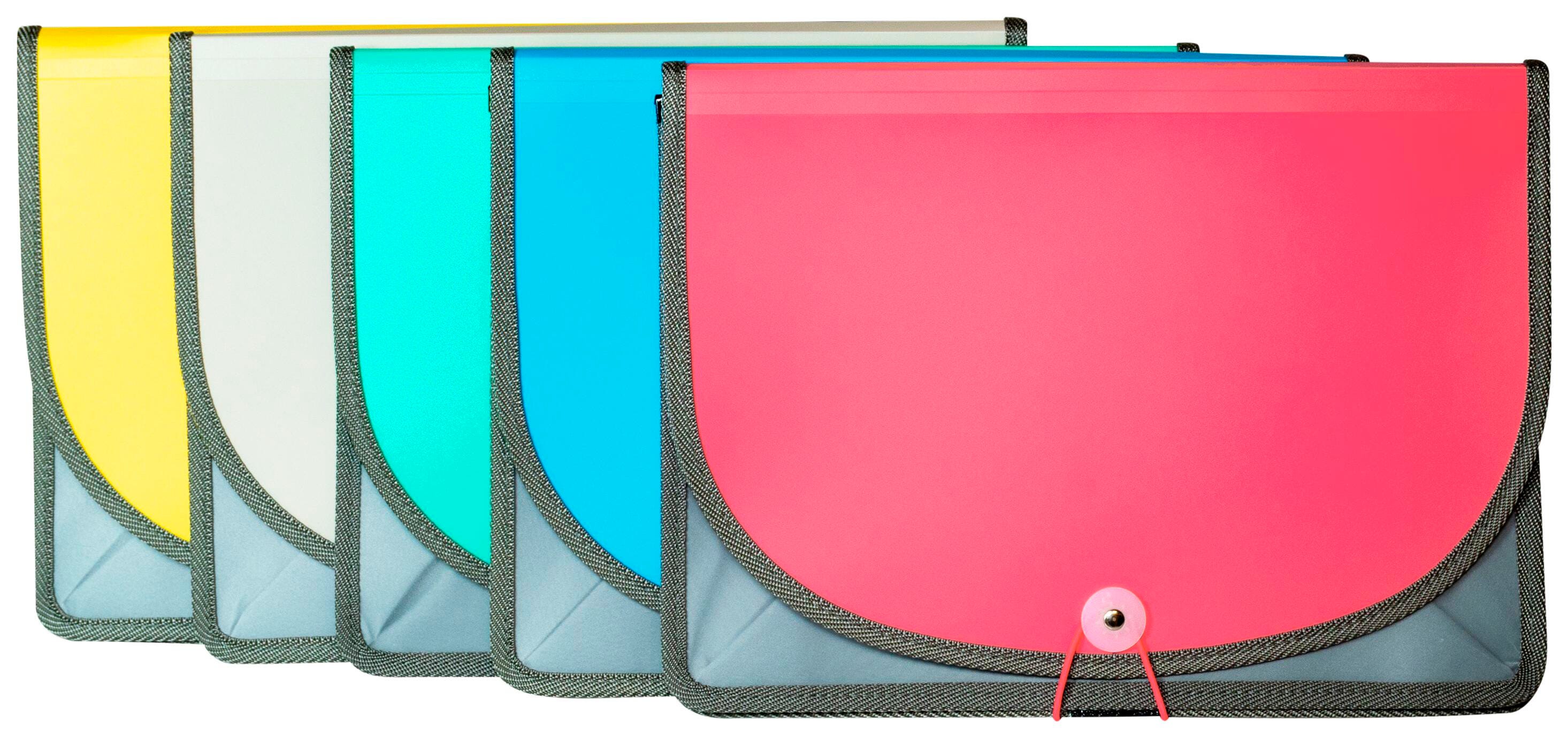 EXPANDING DOCUMENT CASE LETTER 3.5 IN EXP ASST COLOR EACH