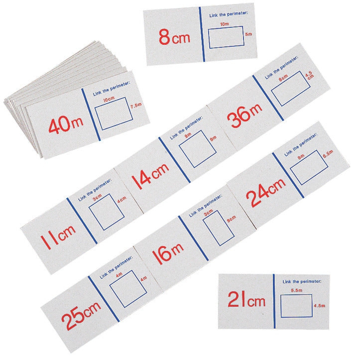 Perimeter Calc. Dominoes Set 24