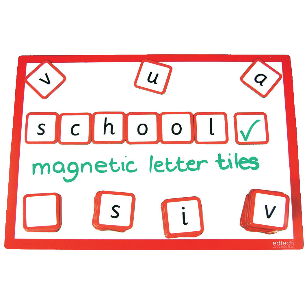 Magnetic Letter Tiles Set Of 98