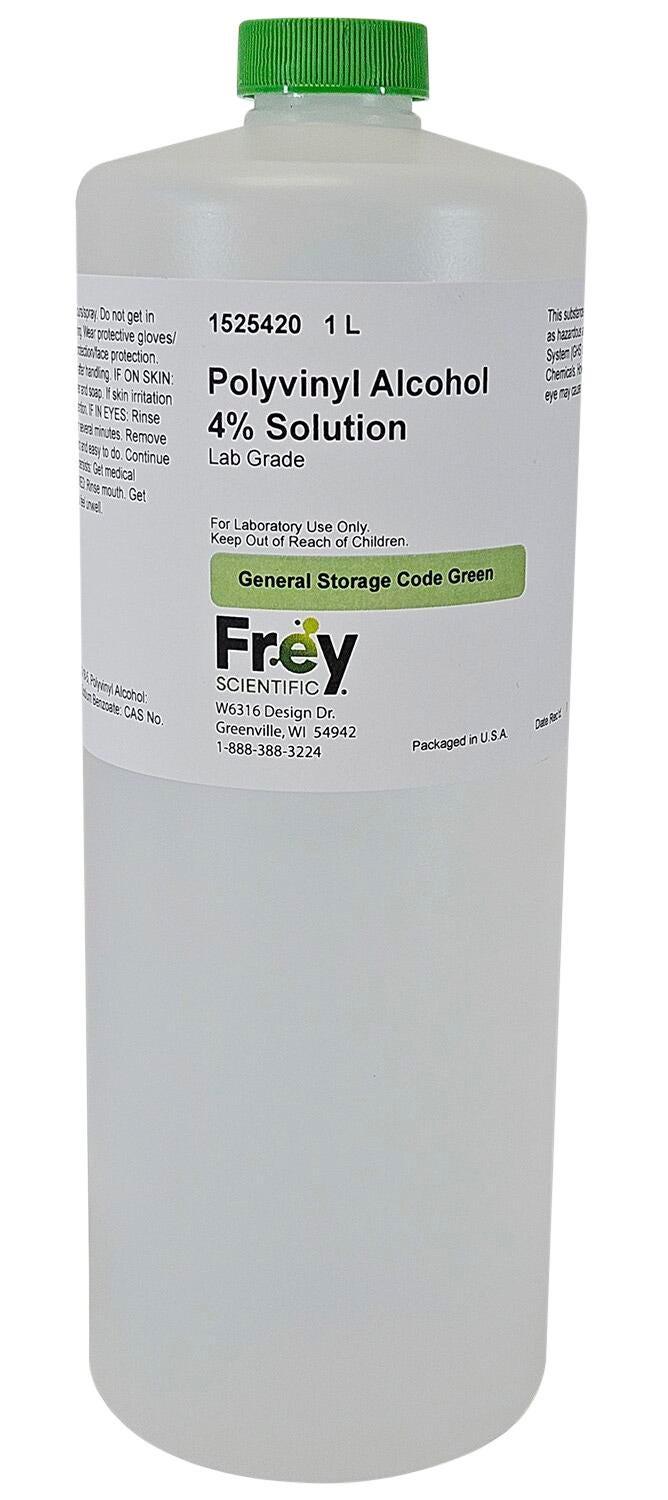 CHEM POLYVINYL ALCOHOL 4 PERCENT SOL LG 1L