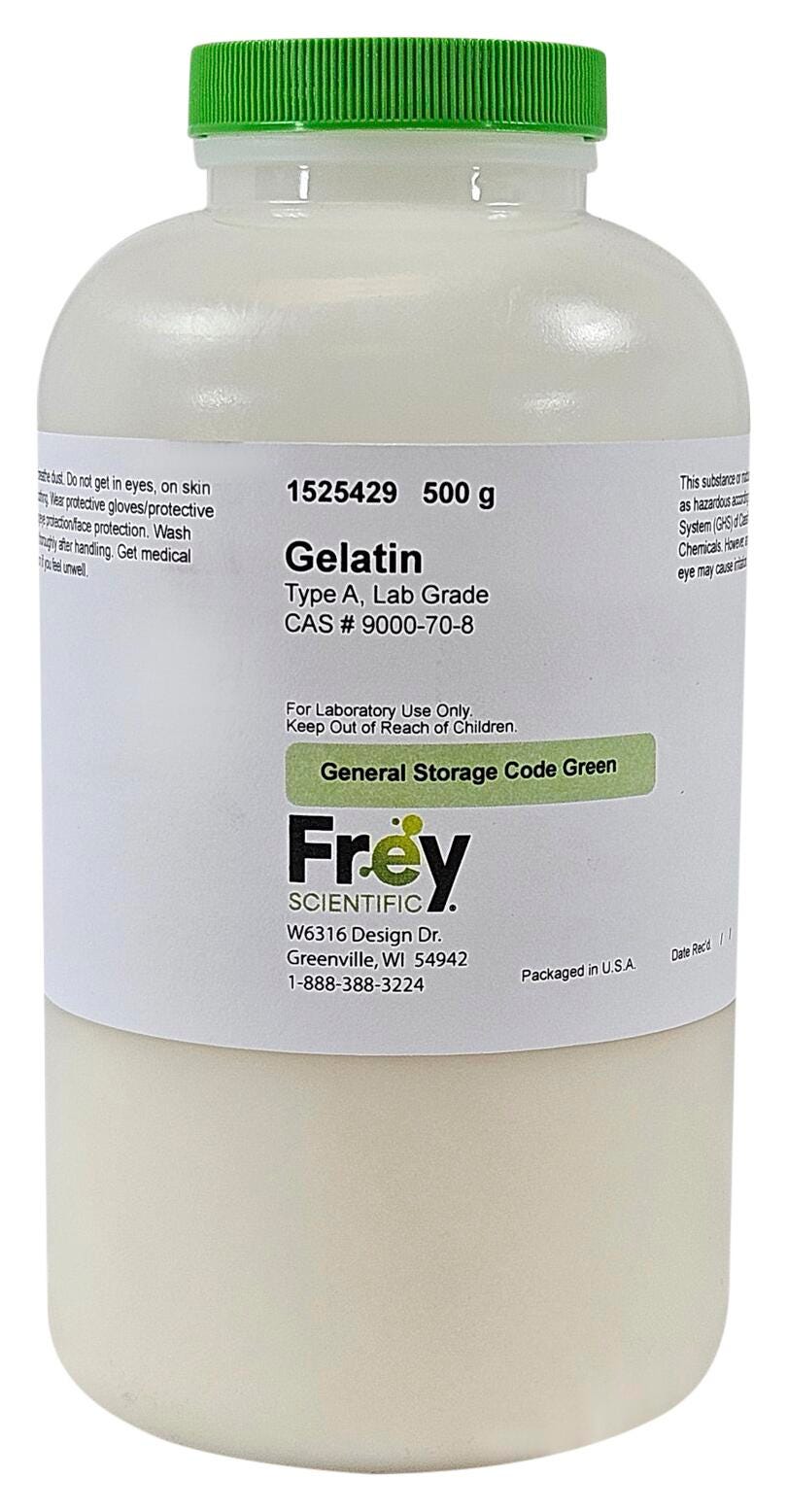 CHEM GELATIN TYPE A LG 500G