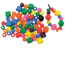 BEADS OVERSIZED ASSORTED SIZE/COLOR SET OF 100