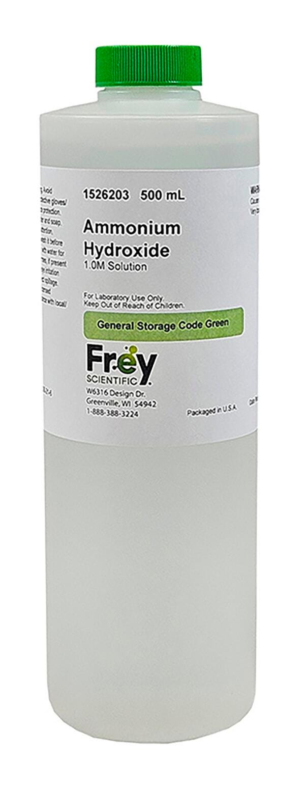CHEM AMMONIUM HYDROXIDE 1.0M LG 500ML
