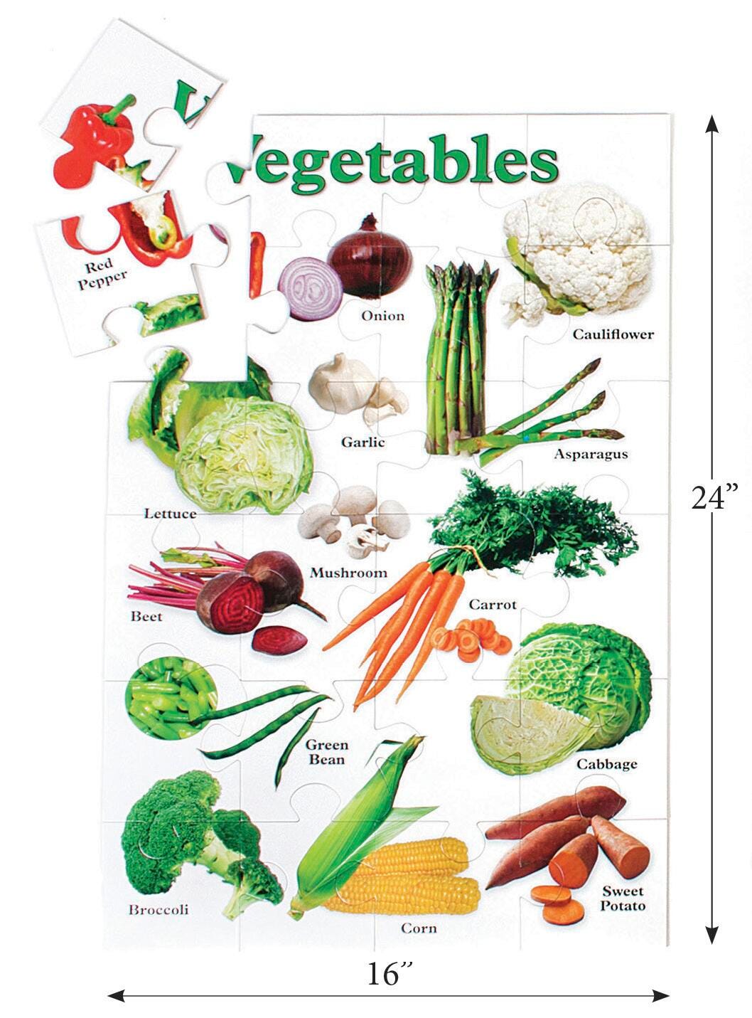 PUZZLE INSIDE-VIEW VEGETABLE FLOOR PUZZLE
