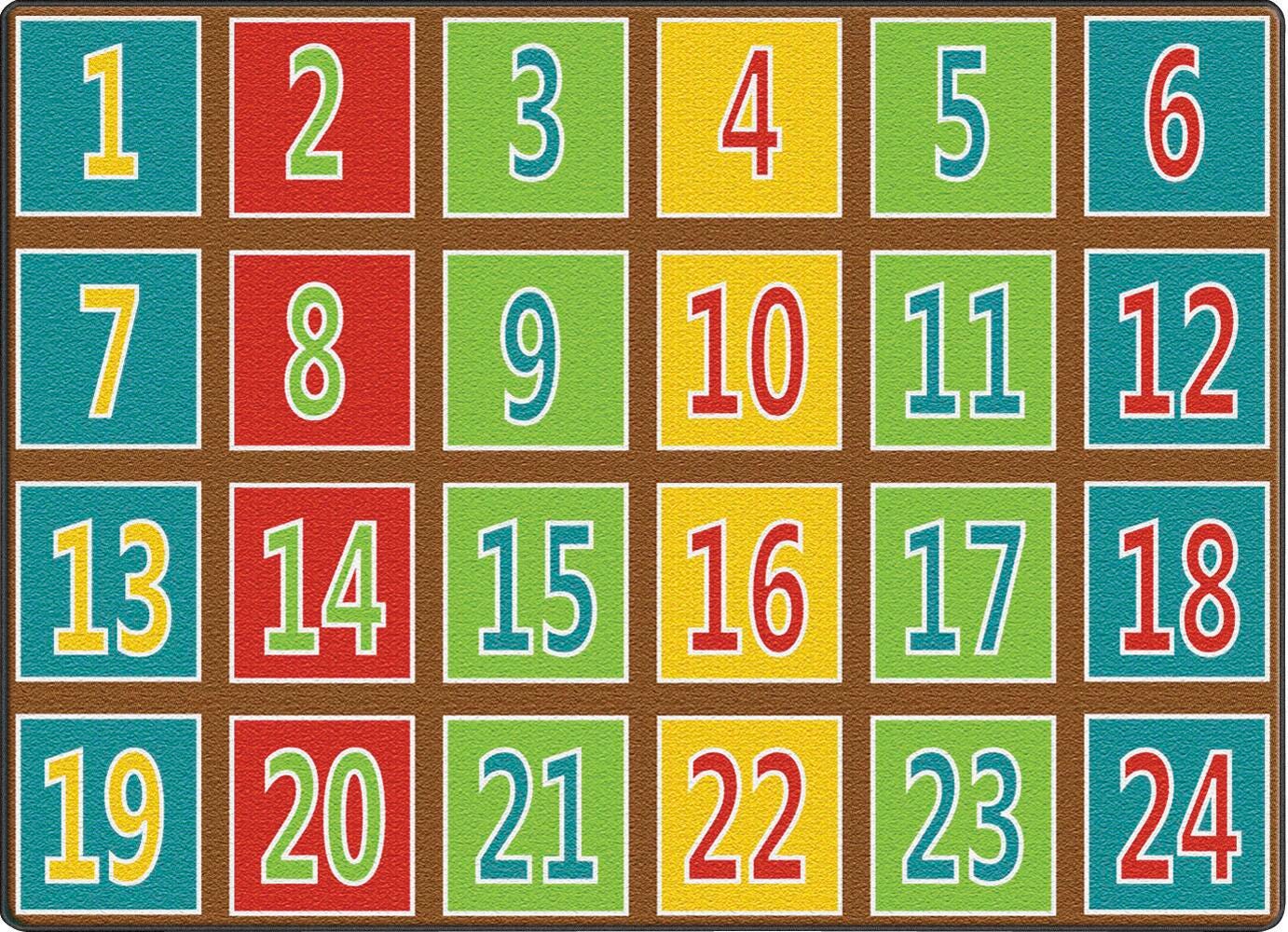 FLAGSHIP CARPETS - NUMBER ROWS 123 - 6 FT X 8 FT 4 IN RECTANGLE - MUTED