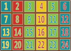 FLAGSHIP CARPETS - NUMBER ROWS 123 - 6 FT X 8 FT 4 IN RECTANGLE - MUTED