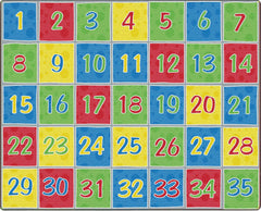 FLAGSHIP CARPETS - NUMBER SPOTS - 6 FT X 8 FT 4 IN RECTANGLE