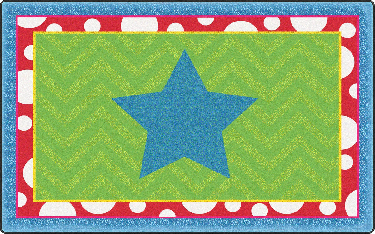 FLAGSHIP CARPETS - SILLY MAT - RECTANGLE - 2 FT X 3 FT - GREEN COLOR