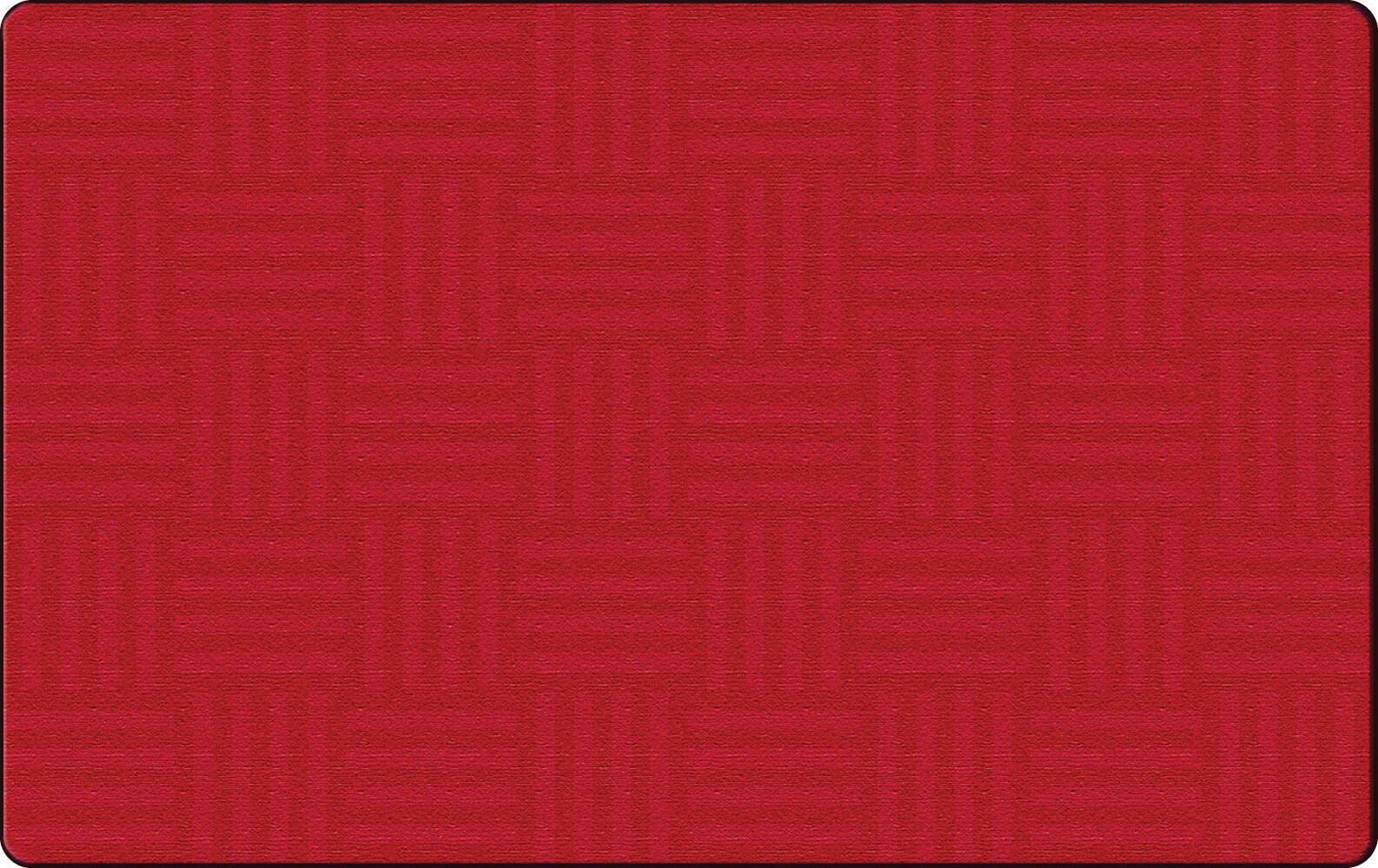 FLAGSHIP CARPETS - HASHTAG TONE ON TONE - 6 FT X 8 FT 4 IN RECTANGLE - CHERRY