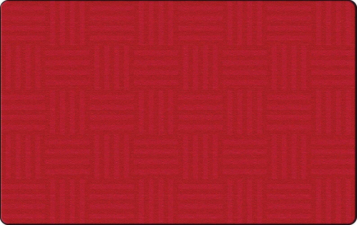 FLAGSHIP CARPETS - HASHTAG TONE ON TONE - 6 FT X 8 FT 4 IN RECTANGLE - CHERRY