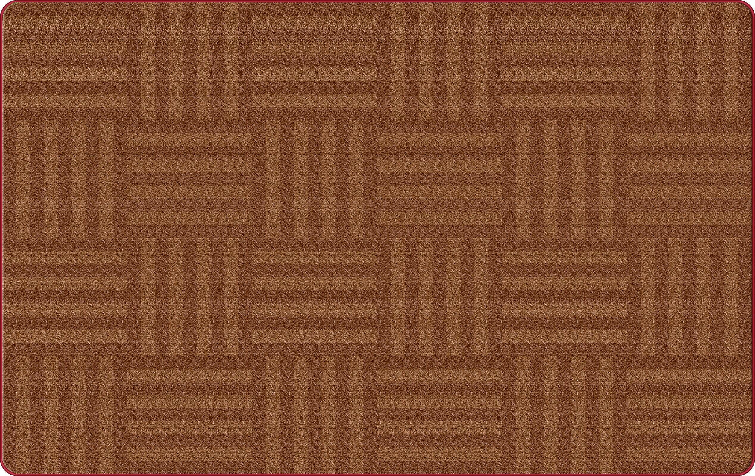 FLAGSHIP CARPETS - HASHTAG TONE ON TONE - 6 FT X 8 FT 4 IN RECTANGLE - CHOCOLATE