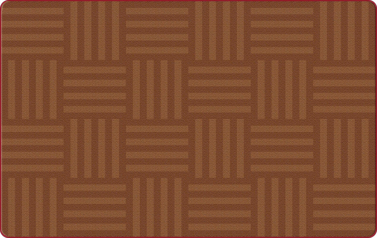 FLAGSHIP CARPETS - HASHTAG TONE ON TONE - 6 FT X 8 FT 4 IN RECTANGLE - CHOCOLATE