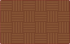 FLAGSHIP CARPETS - HASHTAG TONE ON TONE - 6 FT X 8 FT 4 IN RECTANGLE - CHOCOLATE