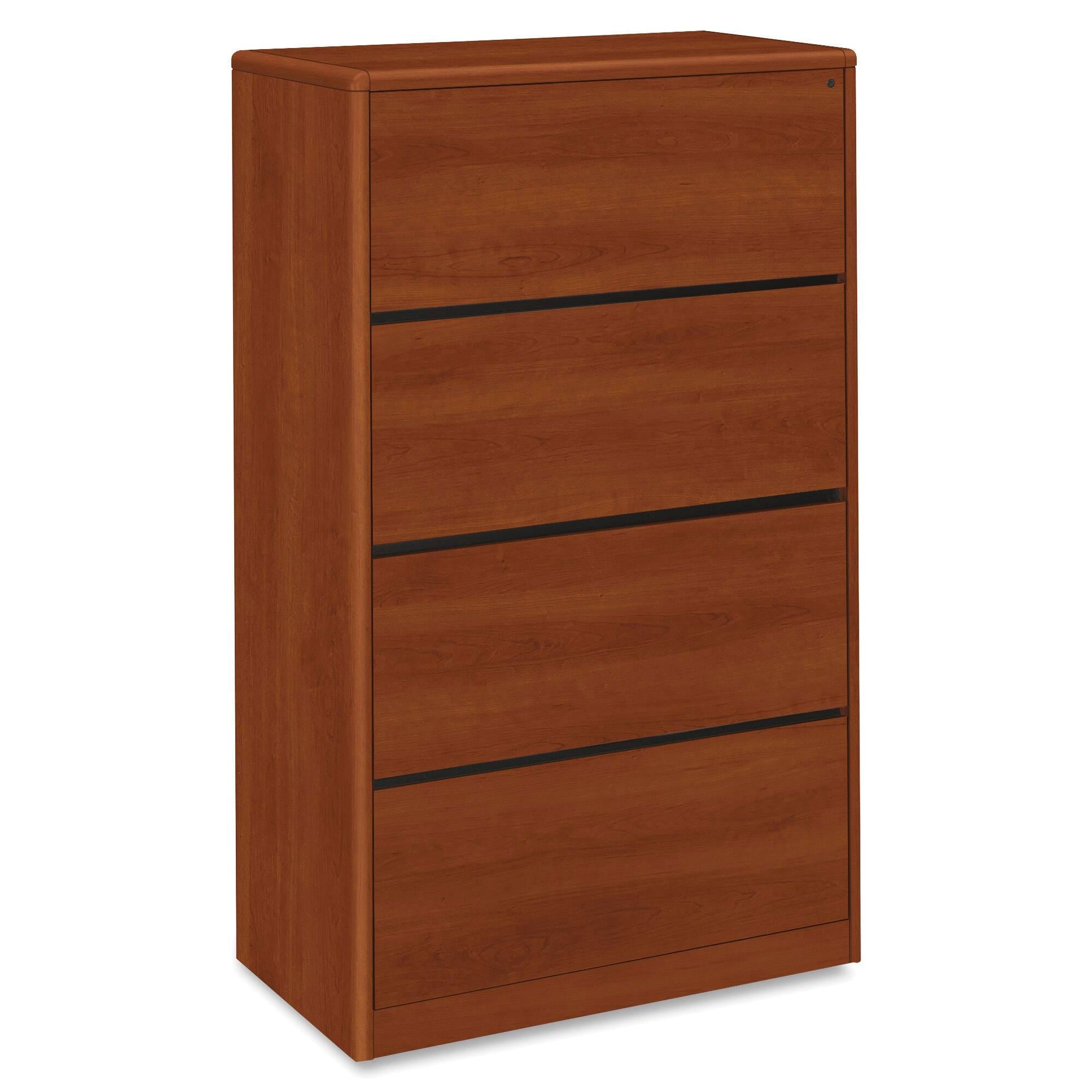 FILE LATERAL 4 DRAWER - COGNAC LAMINATE