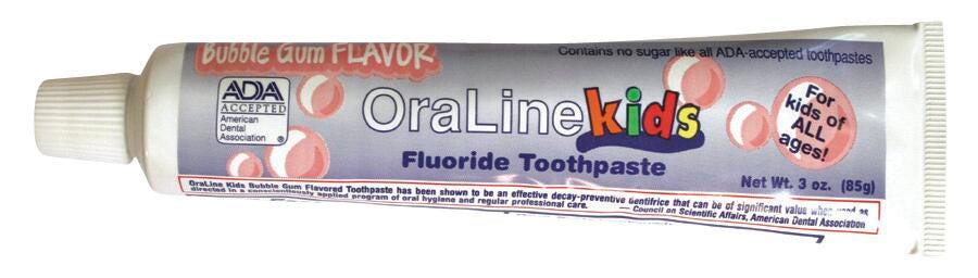 TOOTHPASTE - BUBBLEGUM FLAVOR 3OZ TUBE
