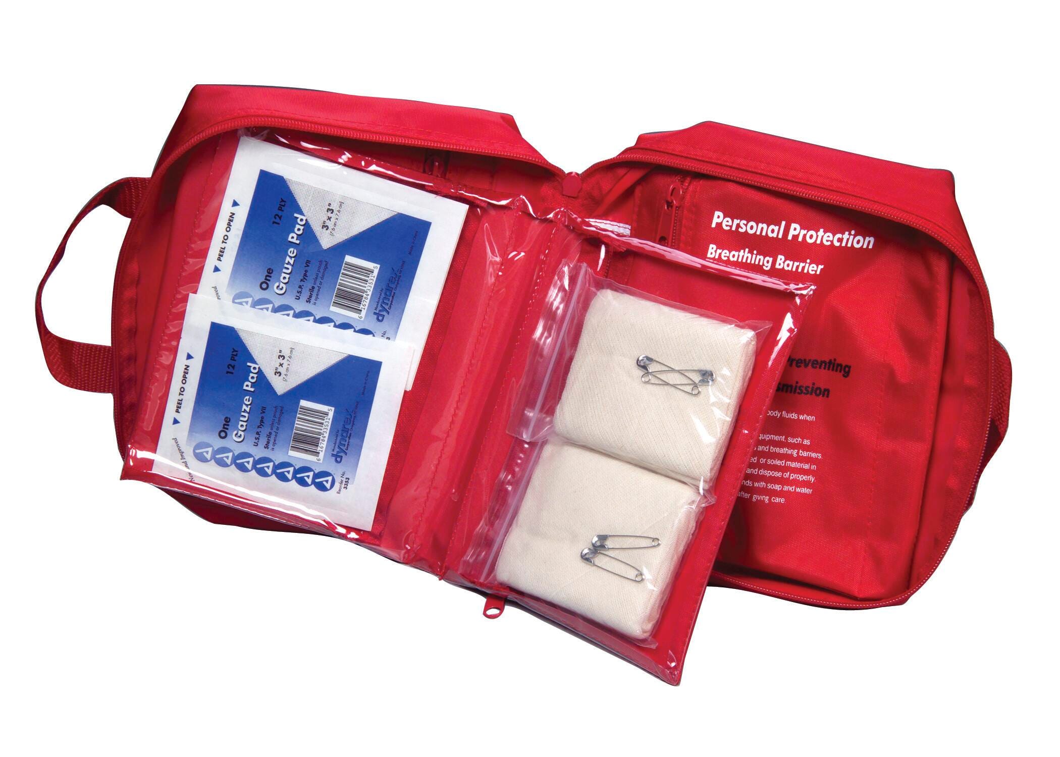 FIRST AID-POUCH -CONVENIENT - FOLD OPEN KIT