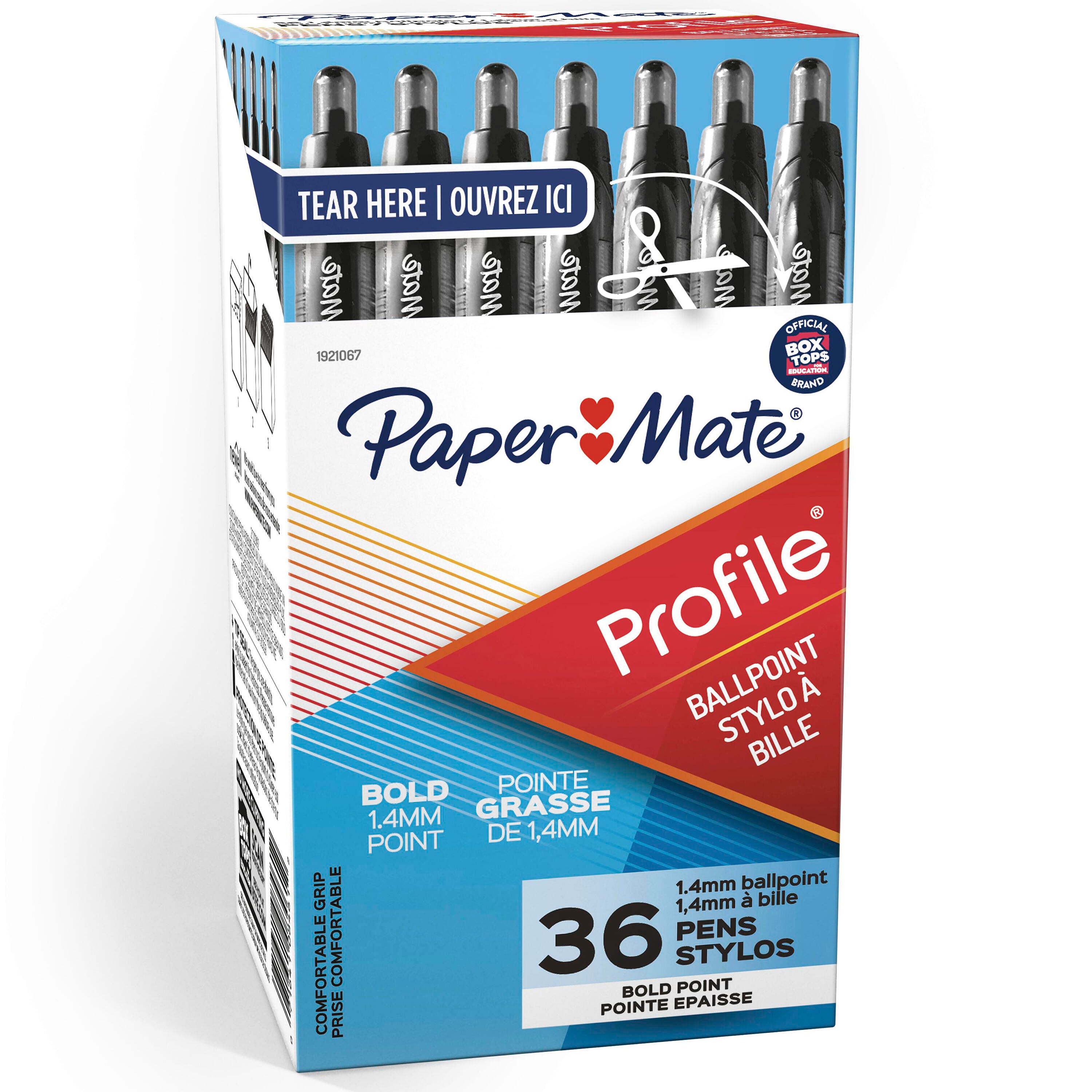 PEN PAPERMATE PROFILE RT BLACK PACK OF 36