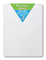 DRY ERASE BOARD PLAIN 18 X 24 IN