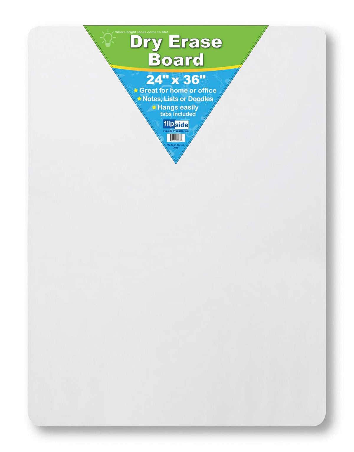 DRY ERASE BOARD PLAIN 24 X 36 IN