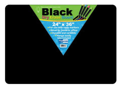 DRY ERASE BLACK BOARD SINGLE SIDED 24 X 36