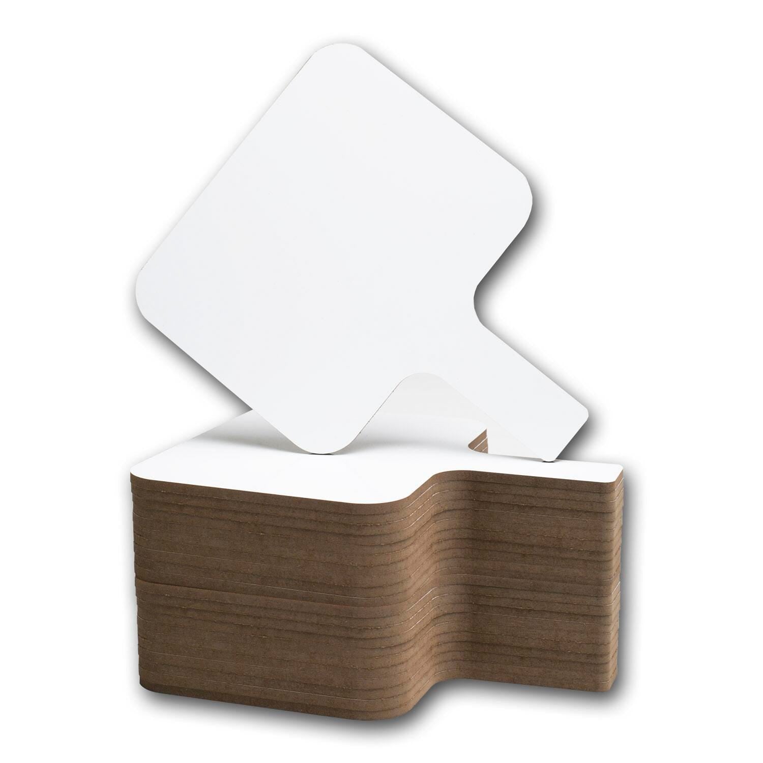 DRY ERASE ANSWER PADDLE RECTANGULAR 8 X 9.75 IN PACK OF 24