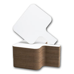 DRY ERASE ANSWER PADDLE RECTANGULAR 8 X 9.75 IN PACK OF 24