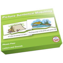 Picture Sentence Matching Puzzles