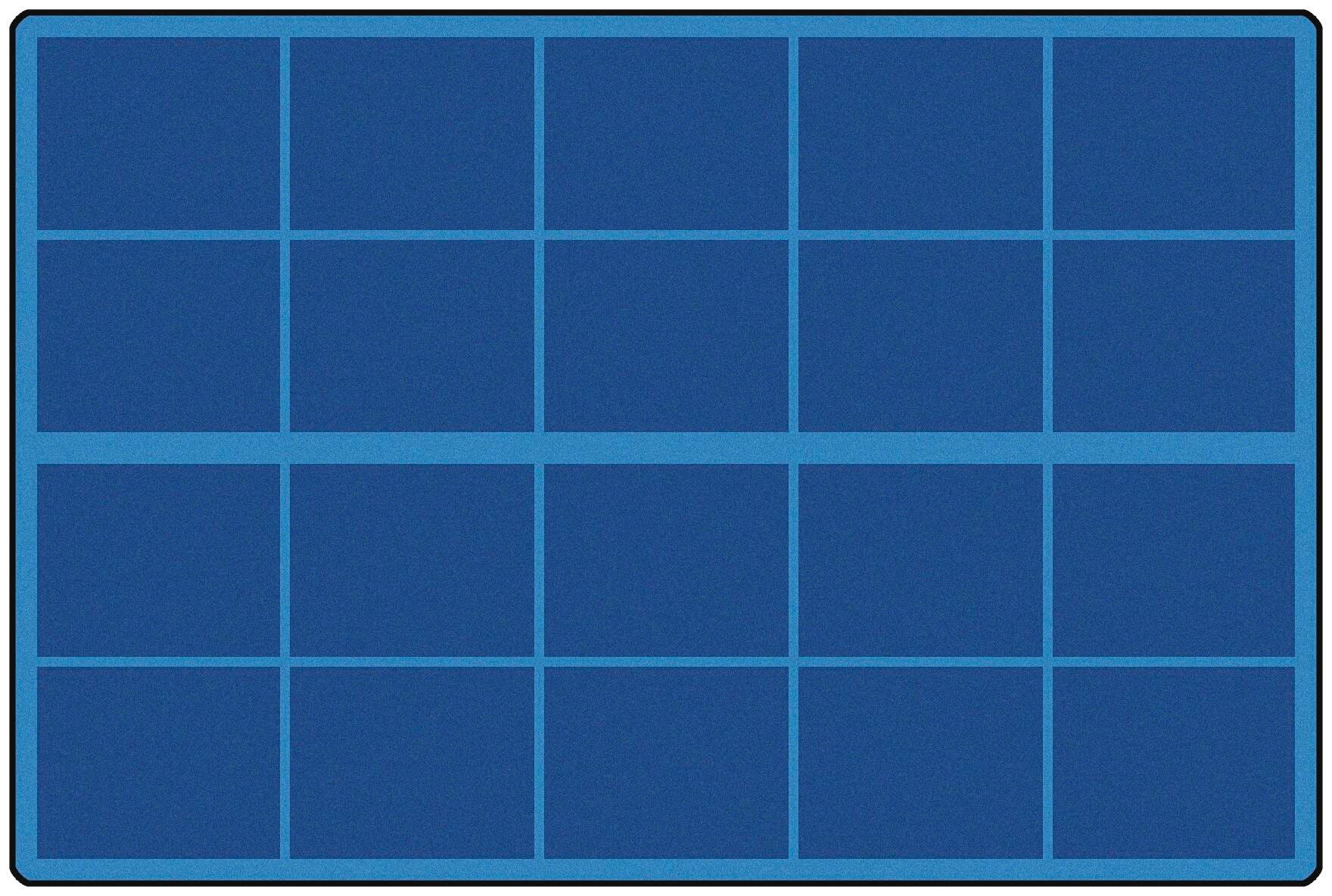 CHILDCRAFT ABC TEN FRAME CARPET 6 FT X 9 FT