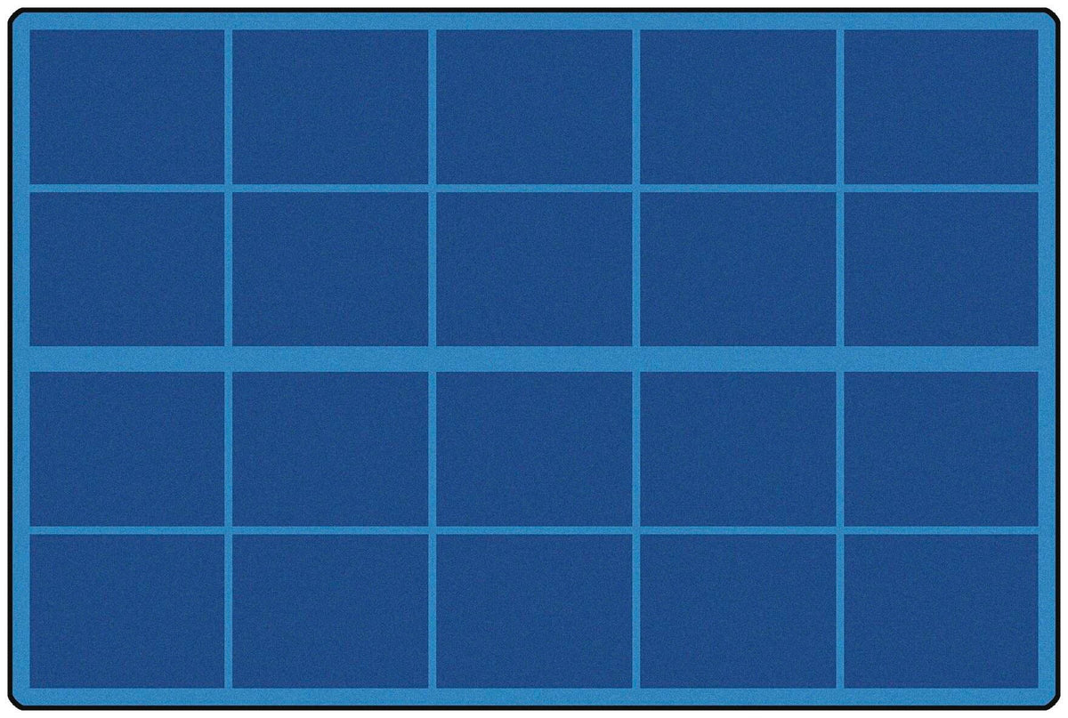 CHILDCRAFT ABC TEN FRAME CARPET 6 FT X 9 FT