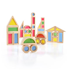 JR RAINBOW BLOCK - SET OF 40