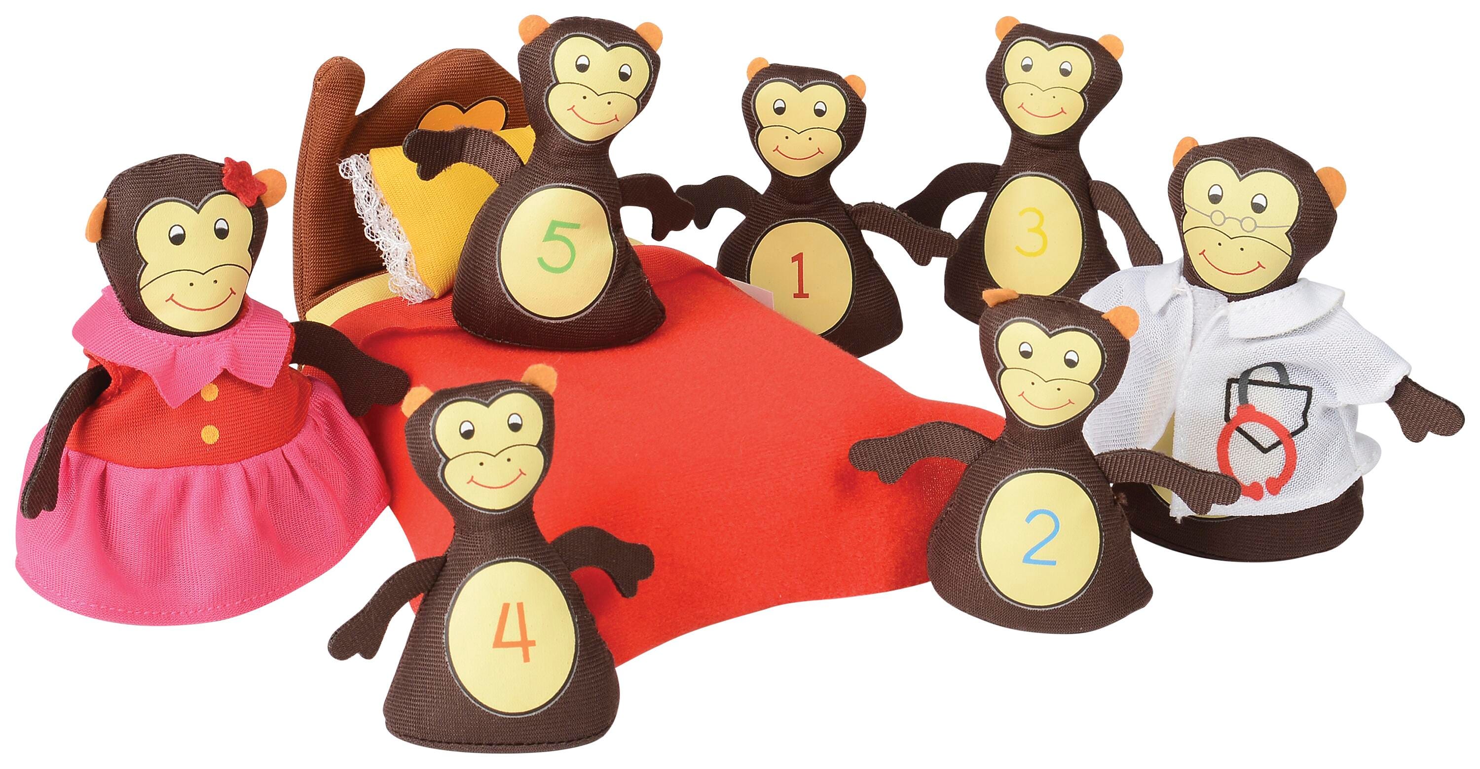 PROPS FOR MONKEYS JUMPING ON THE BED - SET OF 8