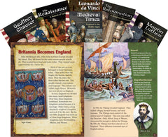 BOOKS FROM MEDIEVAL TO RENAISSANCE SET OF 6