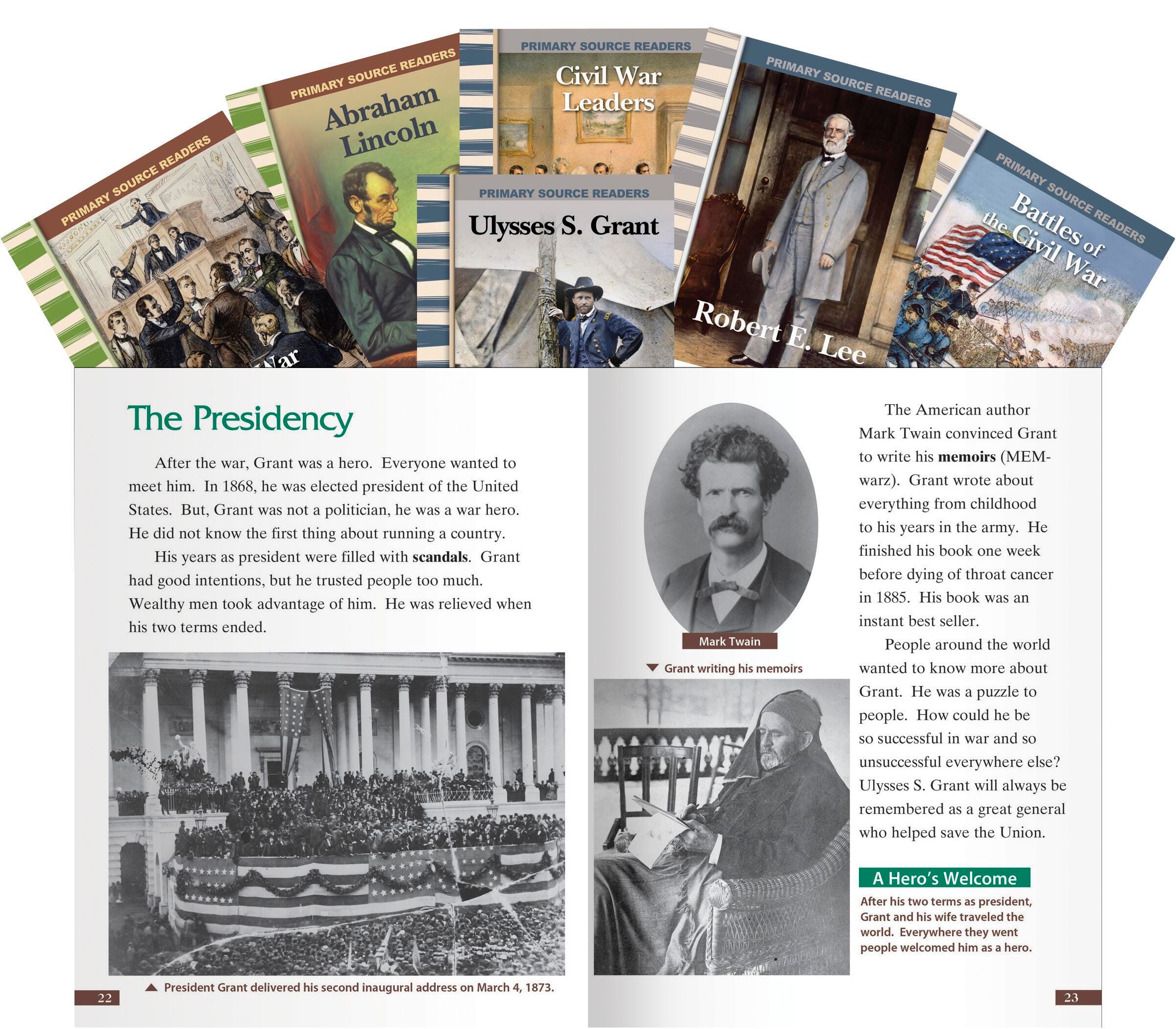 BOOKS THE CIVIL WAR SET OF 6