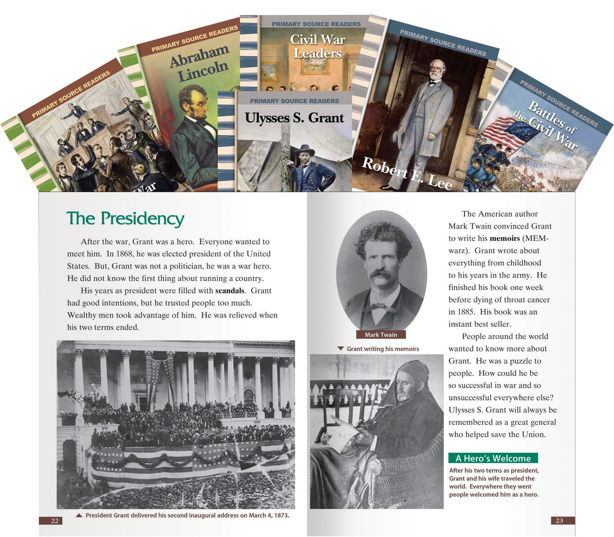 BOOKS THE CIVIL WAR SET OF 6